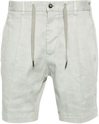 Dell'Oglio - Pleated Chino Shorts - Lyst