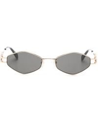 Zadig & Voltaire - Geometric-Frame Wings-Motif Sunglasses - Lyst