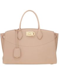Ferragamo - New Studio Soft Bag (L) - Lyst