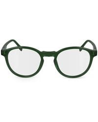 Lacoste - Round-Frame Glasses - Lyst