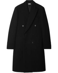 Burberry - Manteau En Laine À Boutonnière Croisée - Lyst