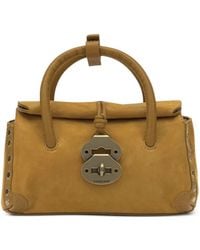 Zanellato - Baby Dotta Stud-Embellished Suede Tote Bag - Lyst