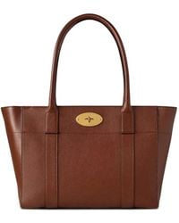 Mulberry - Small Bayswater Leather Tote Bag - Lyst