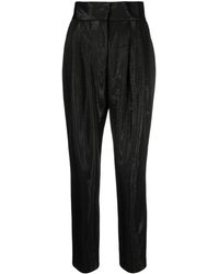 IRO - High-waisted Cotton Trousers - Lyst