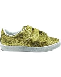 PUMA - Basket Starp Glitter Sneakers - Lyst