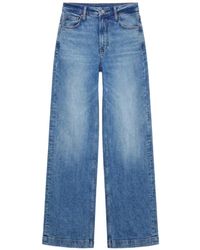 Reformation - Vaqueros Anchos Bex - Lyst