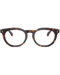 Moncler - Acetate Round-Frame Glasses - Lyst