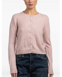 Autumn Cashmere - Cardigan mit rundem Ausschnitt - Lyst