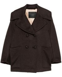 Max Mara - Kasjmier Jas Met Dubbele Rij Knopen - Lyst