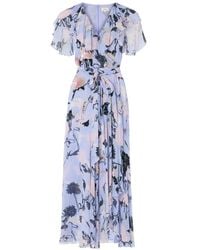 Temperley London - Maisie Sequin-Embellished Ruffled Wrap Dress - Lyst