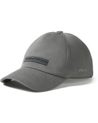 ZEGNA - Embroidered-Logo Baseball Cap - Lyst