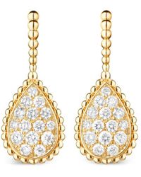 Boucheron - Serpent Bohème ダイヤモンド ピアス 18kイエローゴールド - Lyst
