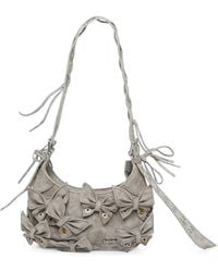 Desigual - Mini Nickel Haiti Bow-Embellished Lace-Up Shoulder Bag - Lyst