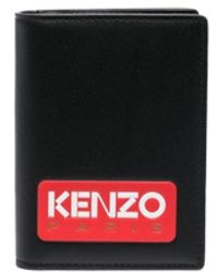 KENZO - Billetera con parche del logo - Lyst