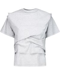 Natasha Zinko - 4 Layer Cotton T-Shirt - Lyst