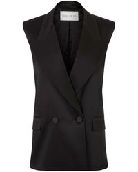 Nina Ricci - Double-Breasted Satin Blazer - Lyst