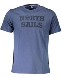 North Sails - T-Shirt Met Logoprint - Lyst