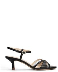 Fabio Rusconi - Criss-Cross Kitten-Heel Sandals - Lyst