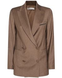 Antonelli - Blazer Con Doble Botonadura Y Solapa De Pico - Lyst