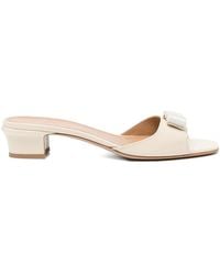 Ferragamo - 40Mm Vara Bow Sandals - Lyst