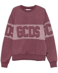 Gcds - Pull À Bords Francs Et Logo Appliqué - Lyst