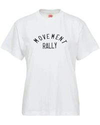 Rally Movement - Logo-Print Crew-Neck T-Shirt - Lyst