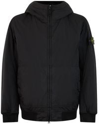 Stone Island - 4100110 Reps Ny Jack Met Gekreukt Effect - Lyst