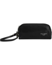 Dolce & Gabbana - Kulturbeutel Mit Logo-Print - Lyst