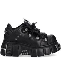 New Rock - M-120N-C26 Lace-Up Platform Trainers - Lyst