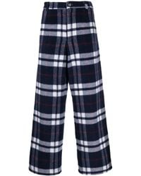 Natasha Zinko - Plaid-Check Print Trousers - Lyst