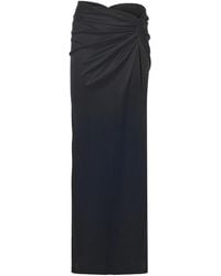 ANDAMANE - Falda larga Zohra con detalle retorcido - Lyst