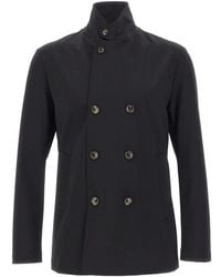 Montecore - Aerotwill Double-Breasted Jacket - Lyst