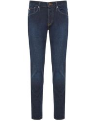 Emporio Armani - ロゴパッチ ジーンズ - Lyst