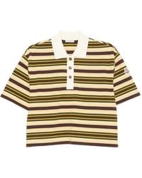 Moncler - Manica Corta Striped Short-Sleeve Polo Shirt - Lyst