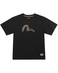 Evisu - Brocade Seagull-Print T-Shirt - Lyst