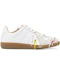 Maison Margiela - Sneakers Replica Con Effetto Vernice - Lyst