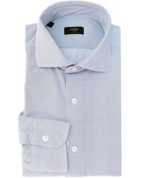 Barba Napoli - Overhemd Met Stippen En Patroon - Lyst
