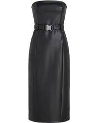 Karl Lagerfeld - Strapless Midi-Jurk - Lyst