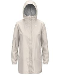 K-Way - Hooded Logo-Print Jacket - Lyst