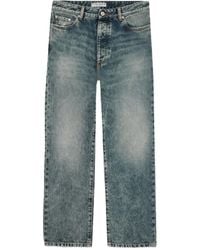 ICON DENIM - Buttoned Straight-Leg Jeans - Lyst