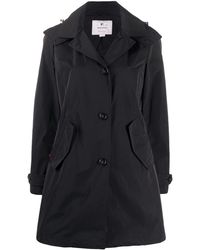 Woolrich Imperméable à capuche - Noir