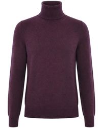 Malo - Cashmere Turtleneck Sweater - Lyst
