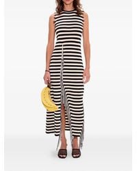 Simon Miller - Sabine Striped Fringe Knit Midi Dress - Lyst