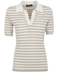 Fabiana Filippi - Polo Rayé À Sequins - Lyst