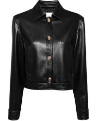 B+ AB - Faux-leather Shirt Jacket - Lyst