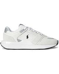 Polo Ralph Lauren - Logo-Detail Lace-Up Sneakers - Lyst