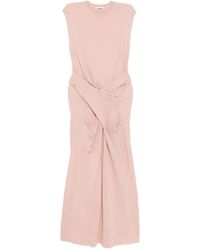 Jil Sander - Draped Dress - Lyst