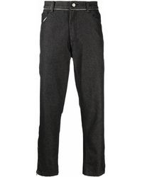 Youths in Balaclava - Zip-detail Straight-leg Jeans - Lyst