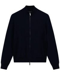 Drumohr - Zip-Up Cashmere Cardigan - Lyst