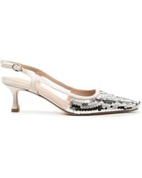 Roberto Festa - Siviglia Sequinned Slingback Pumps - Lyst